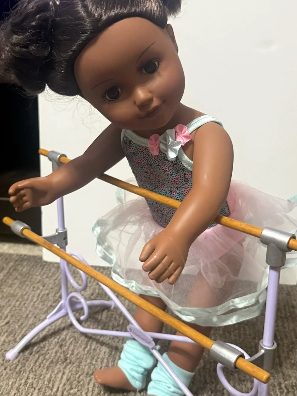 My Life As. Ballerina Dance Doll Tutu Outfit in Pink and Mint